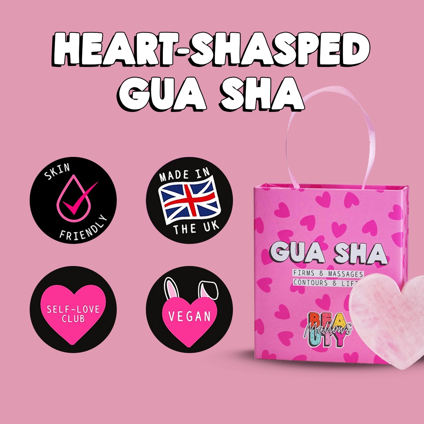 Heart shaped Gua Sha