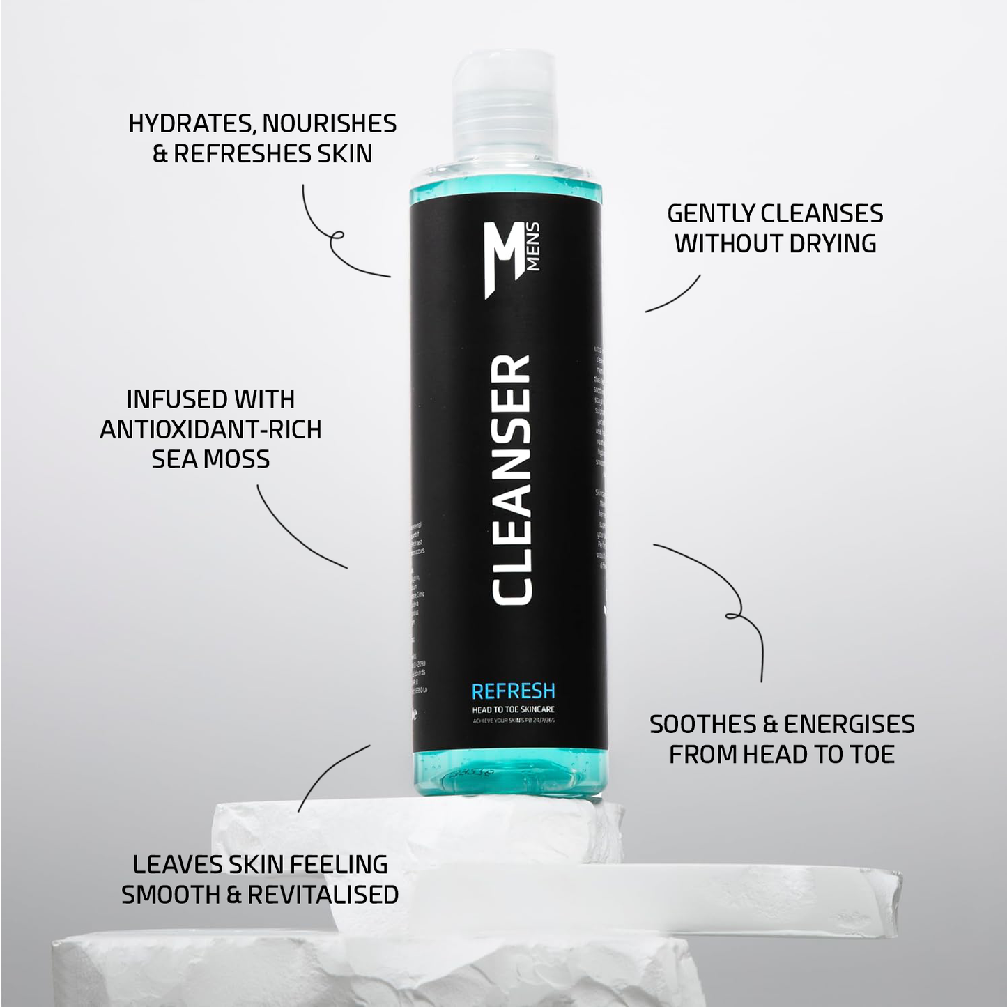 Mallows Mens REFRESH Body Cleanser