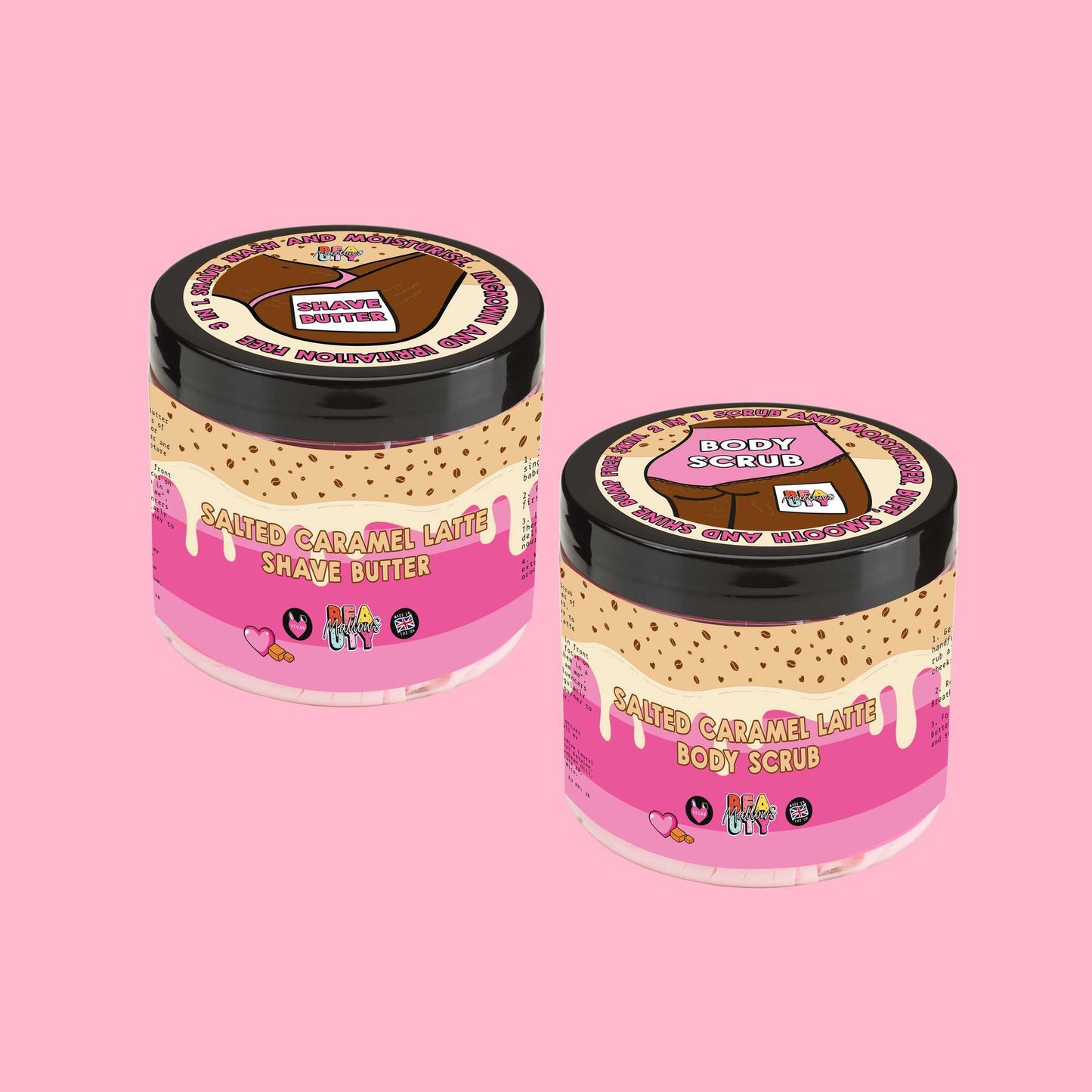 Salted Caramel Latte Duo - Body Scrub and Shave Butter