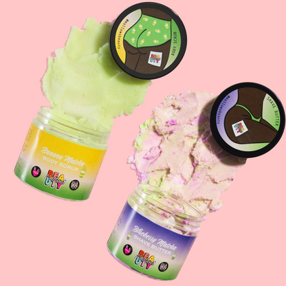 Matcha Duo - Mallows Beauty Scrub and shave butter