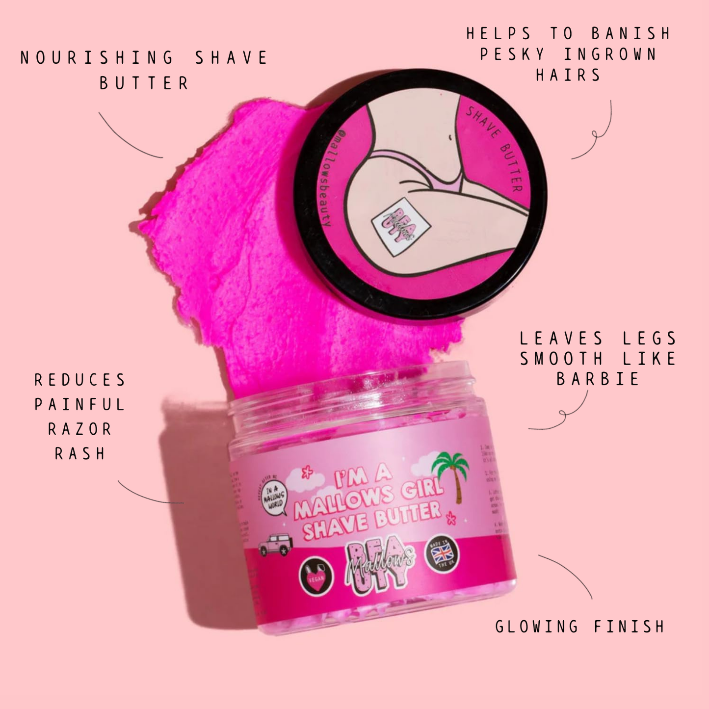I'm a Mallows Girl Shave Butter