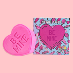 Candy Floss Love Heart Soap
