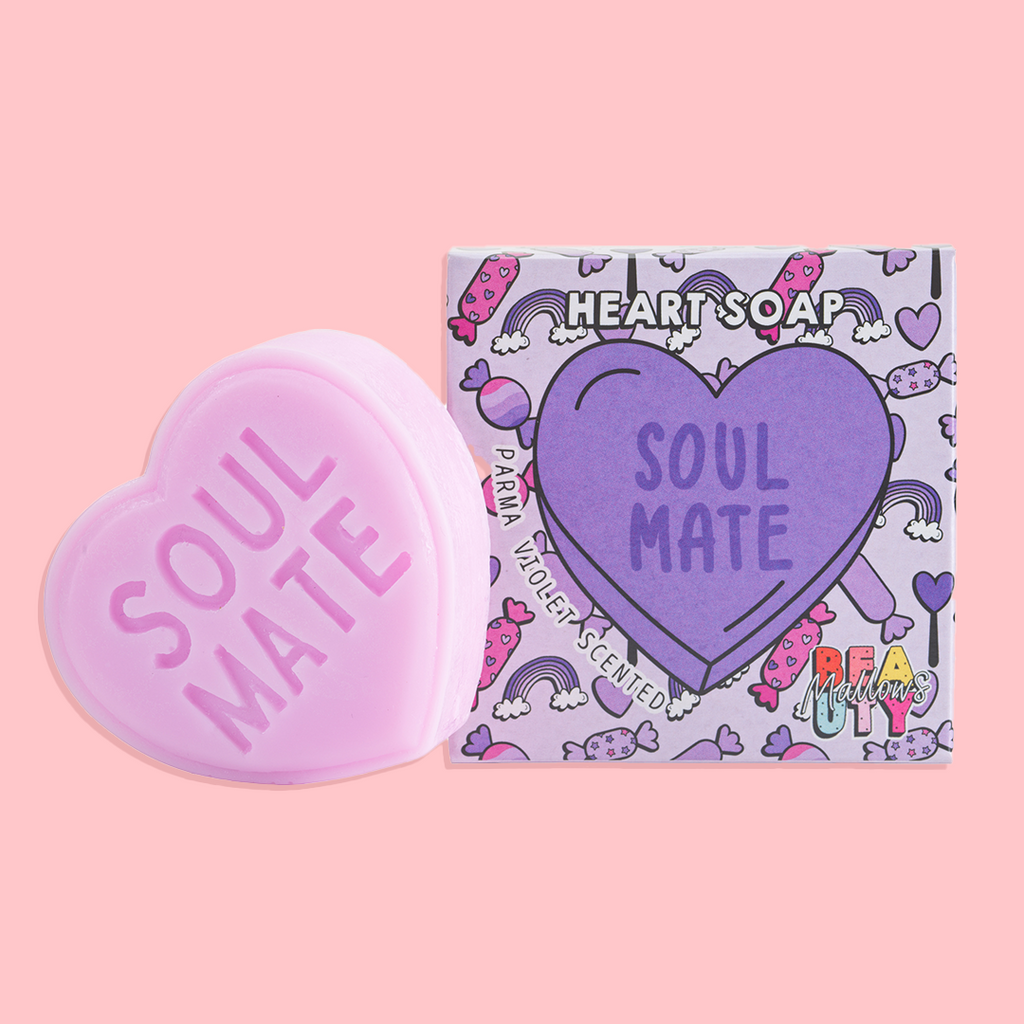 Parma Violet Love Heart Soap
