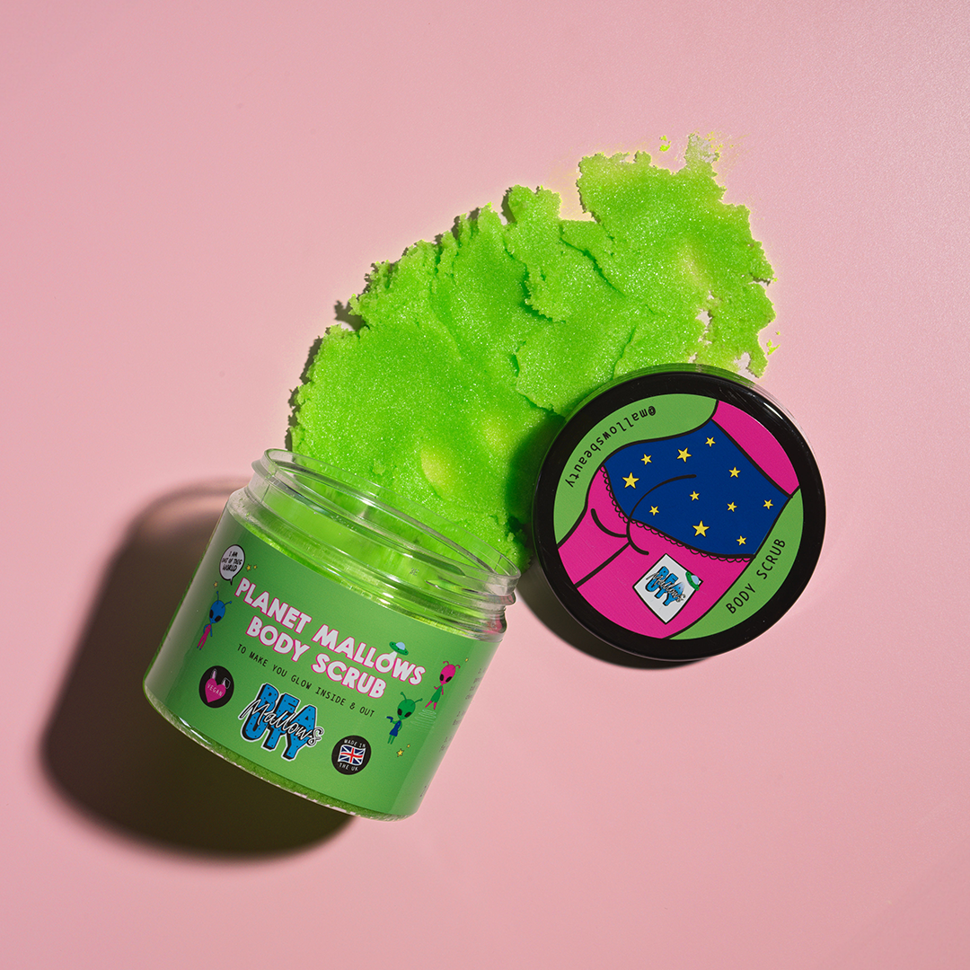 Planet Mallows Body Scrub