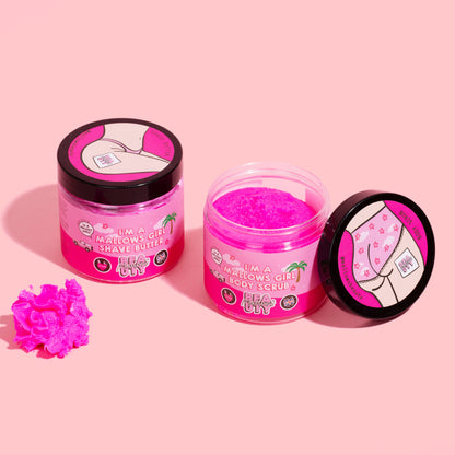 I'm A Mallows Girl Body Scrub & Shave Butter Duo