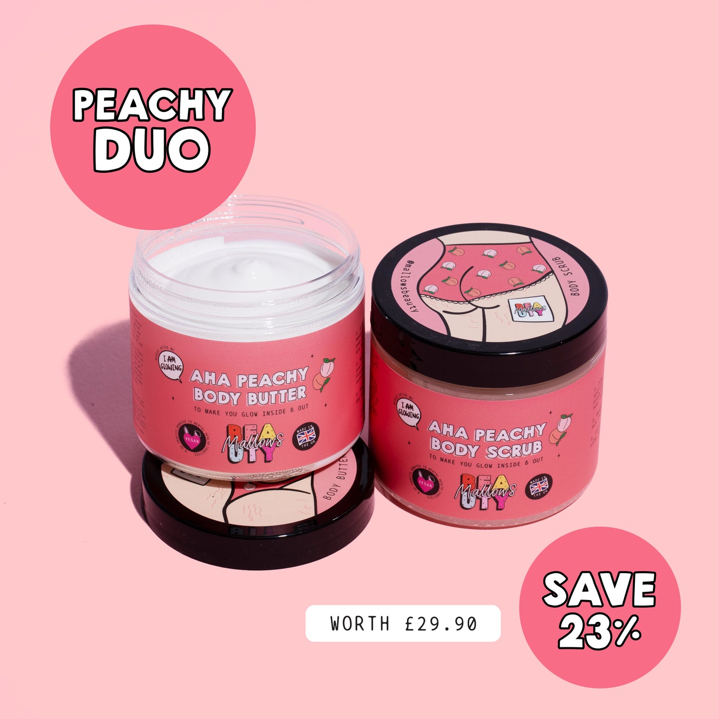 Peach Scrub and Butter Duo