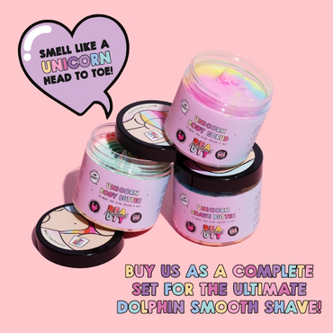 Unicorn Trio - Scrub, Shave and Butter
