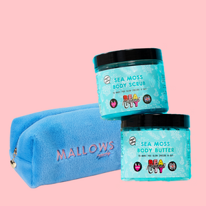 Sea Moss Make Up Bag Bundle