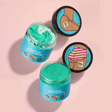 Poolside Shave and Body Scrub Duo