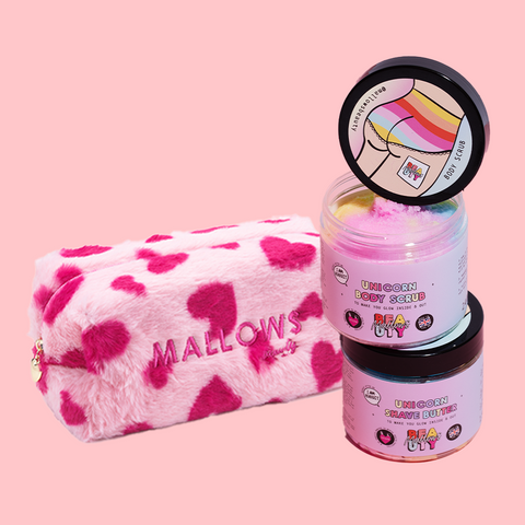 Unicorn Gift Make up Bag Bundle